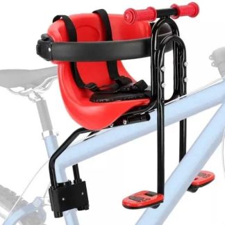 Silla frontal bicicleta con cinturón